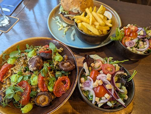 Vegan risotto at Markt 8 in Asten