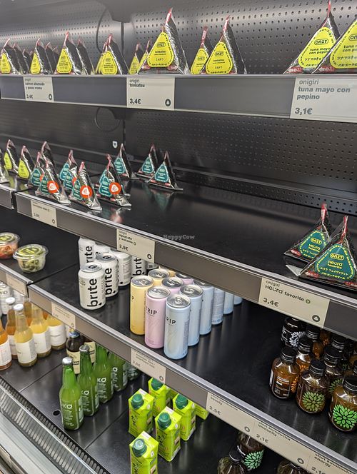 vegan onigiris at ONIT in Madrid