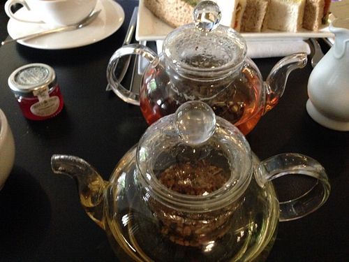 Darjeeling 2nd flush and genmaicha  at Raw - La Suite West in West London