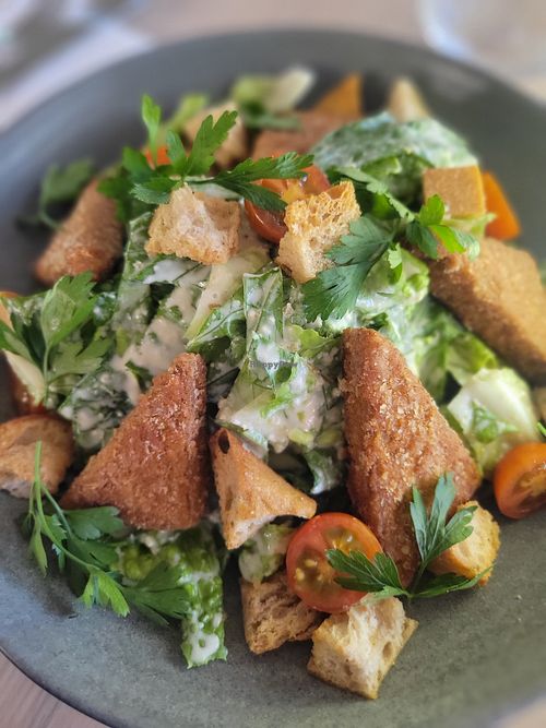 Caesar Salad at Manna 2 in Warsaw