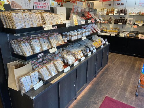 Many sesame based products at Gomafukudo Kusatsuten - ごま福堂 草津店 in Gunma