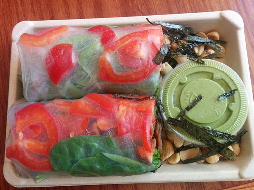 Summer rolls at Loving Heart in Chicago