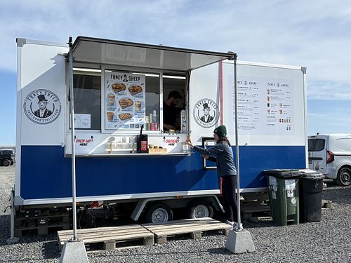 A few good vegan options   at Fancy Sheep in Jokulsarlon