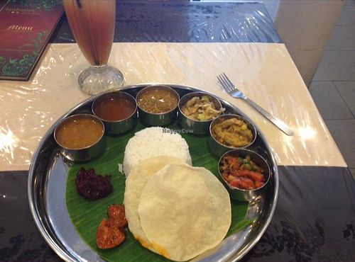Vegan Banana leaf, RM 13,- at Brahmin's Kitchen in Petaling Jaya