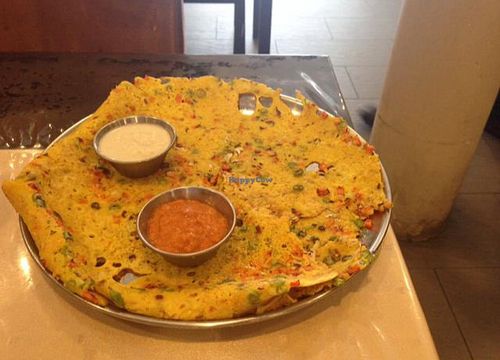 Vegan pancake with vegetable, RM 7,- at Brahmin's Kitchen in Petaling Jaya