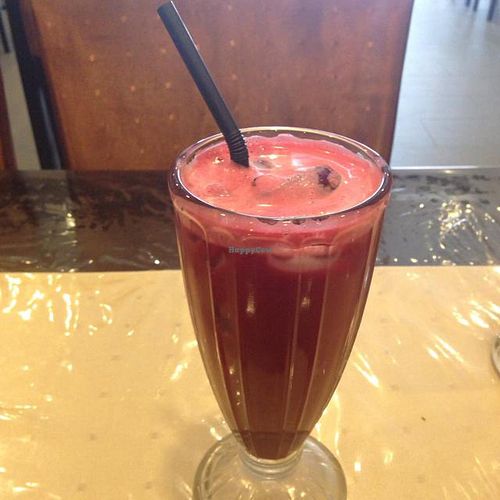 Beetroot/pineapple/fruit juice at Brahmin's Kitchen in Petaling Jaya