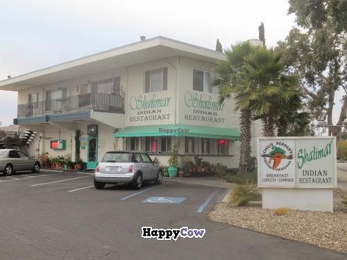 Shares a sign and a parking lot with a Mexican restaurant, is located at Broad & Santa Barbara in SLO. at Shalimar in San Luis Obispo