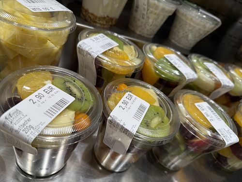 fruit cups  at YORMA'S - Kiosk in Bamberg