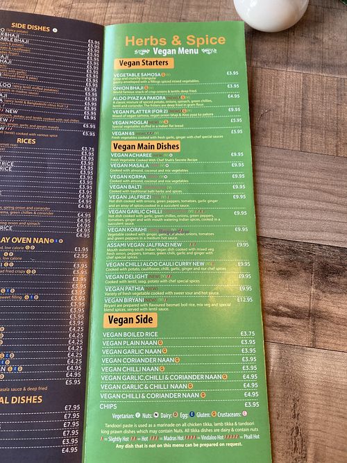   at Herbs & Spice in Atherstone