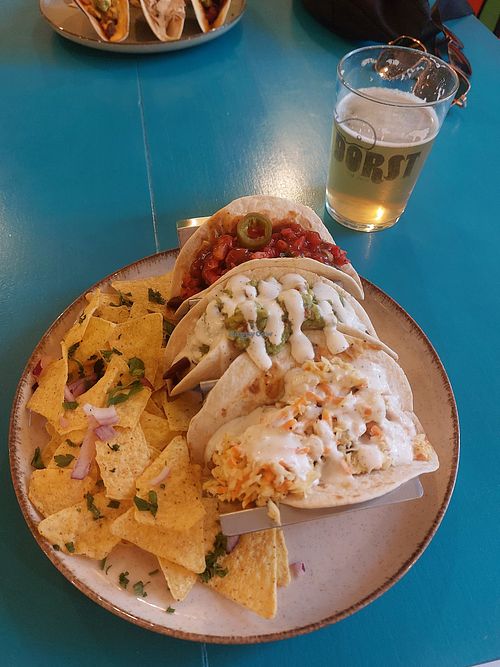 Vegan tacos and Bulgarian beer at Los Muchachos in Sofia