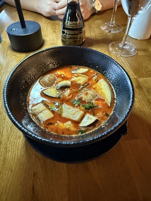 Vorspeise: In Love With Coco Suppe mit Tofu  at An An 2 in Tubingen