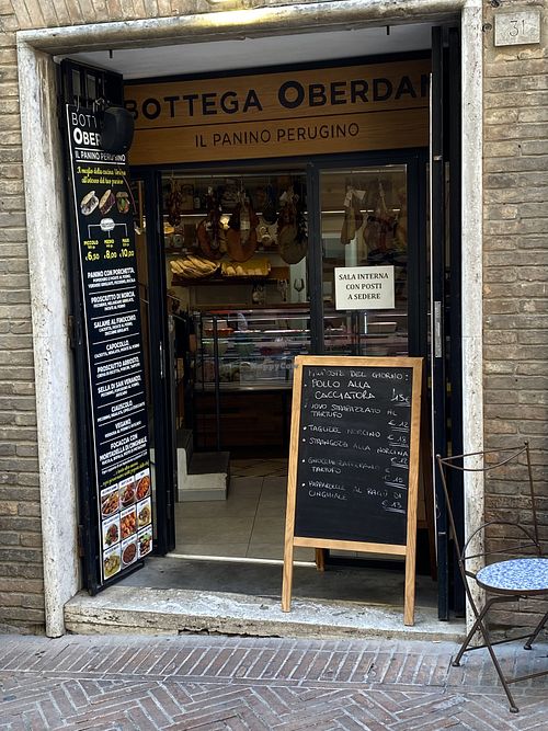   at Bottega Oberdan in Perugia