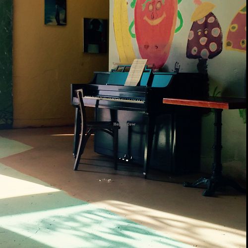 go to the back towards the bathroom  at Kale Cafe Vegan Kitchen in Daytona Beach