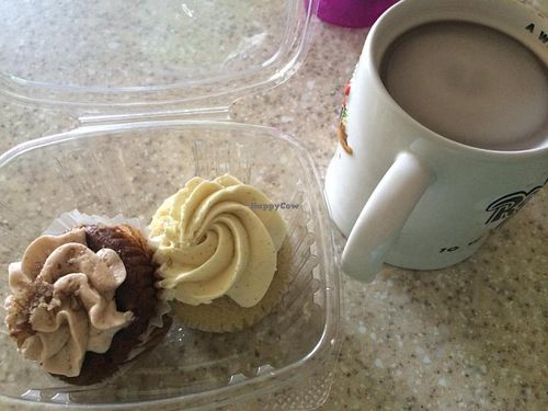 Vegan cupcakes yum
 at Kale Cafe Vegan Kitchen in Daytona Beach