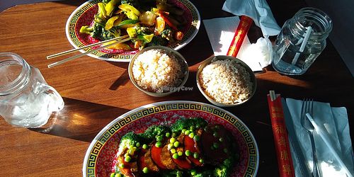 Great lunch for two at Chen Vegetarian House in West Reading