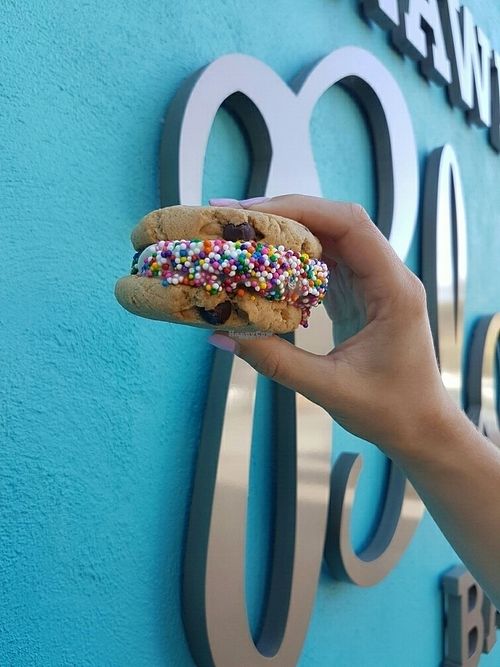 ice cream sandwich  at Strawberry Blonde Bakery in Ottawa