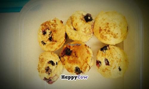 blueberry lemon muffins at Strawberry Blonde Bakery in Ottawa
