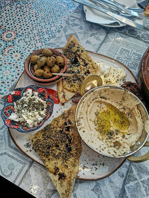 Vegan chakchuka (jardin majorelle) at Finnieston Fez in Glasgow