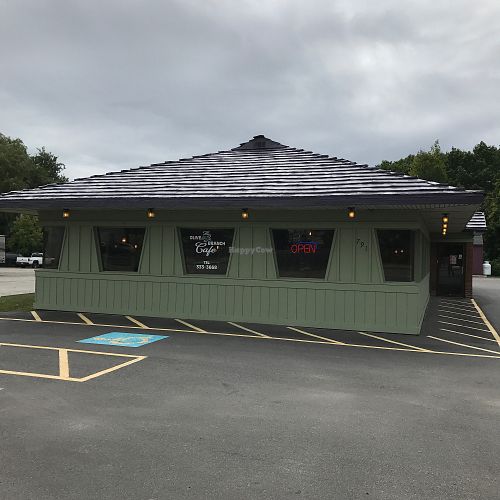 Cafe front at The Olive Branch Cafe in Lewiston