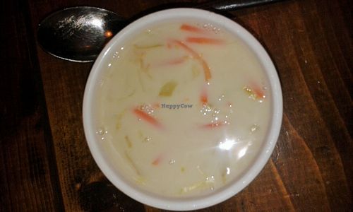 Tofu soup at Veggie Spinner 素食微調 in Hong Kong Island