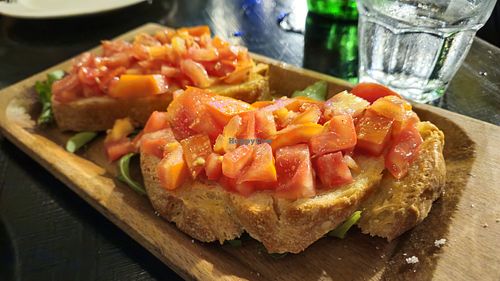 Bruschetta al pomodoro at Il Tulipano Nero in Rome