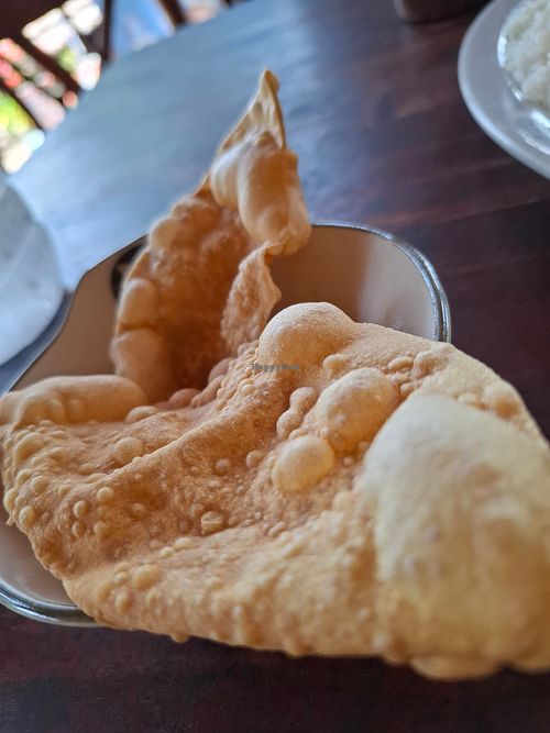 Papardam at Ahinsa Restaurant in Sigiriya