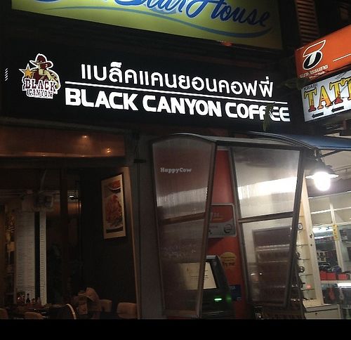 main entry  at Black Canyon Coffee in Krabi