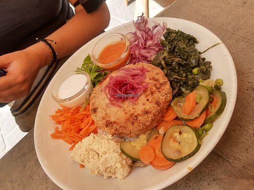 Budda bowl burger at Soul Food in Valletta