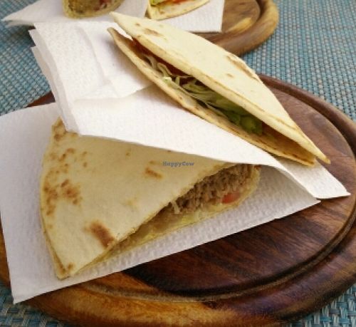Vegan Piadina at Soul Food in Valletta