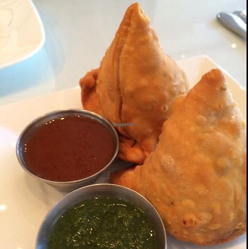 samosa at Indyoga in Victoria