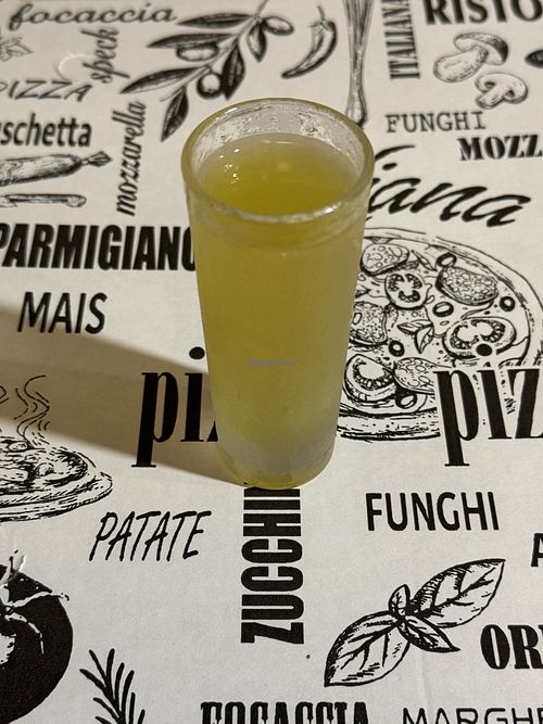 The owner sent us away with some amazing limoncello!   at Pizzeria Pommodoro in Alghero