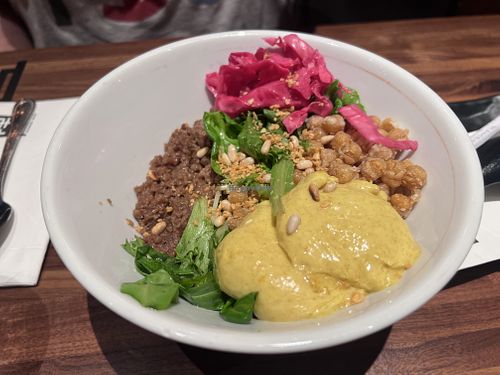 Impossible rice bowl   at JINYA Ramen Bar in Fort Collins