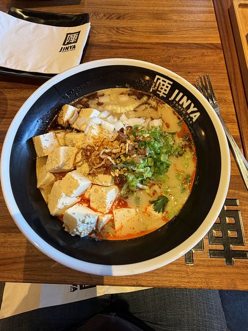 Spicy Creamy Vegan Ramen  at JINYA Ramen Bar in Fort Collins