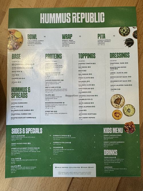   at Hummus Republic in Avon
