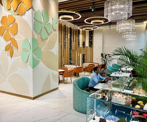 Interior at Yuchi Cafe Dubai in Dubai