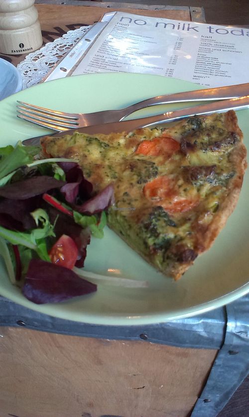 Quiche at No Milk Today in Berlin