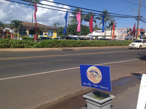 This is the Products Fair over the road.  at Gopal's Creperie - Food Trailer in Kapaa