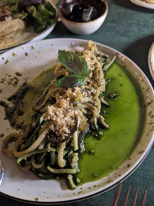 Cretan Squash Spaghetti at Kök Kalkan in Kalkan
