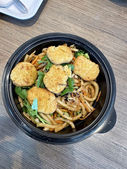 Japanese Pan Noodles with Impossible Chicken   at Noodles & Company in Christiansburg