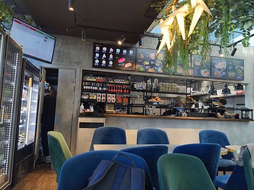 Inside the restaurant at Manami - Vilniaus Oro Uostas in Vilnius