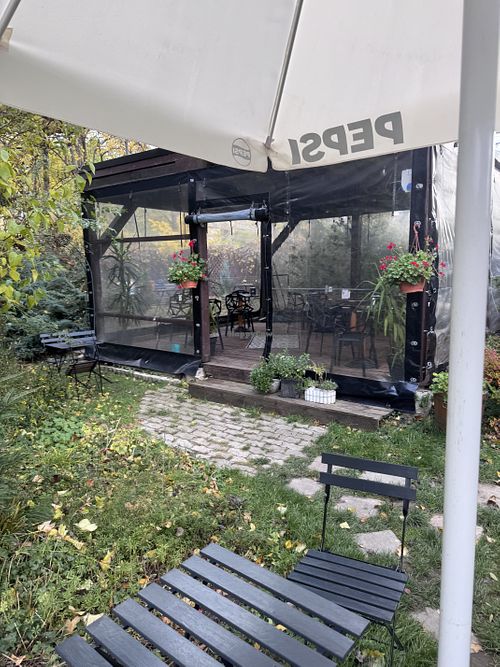 Covered seatings  at WegeMonia in Krakow