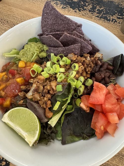Taco salad at 4 Roots in Ketchum