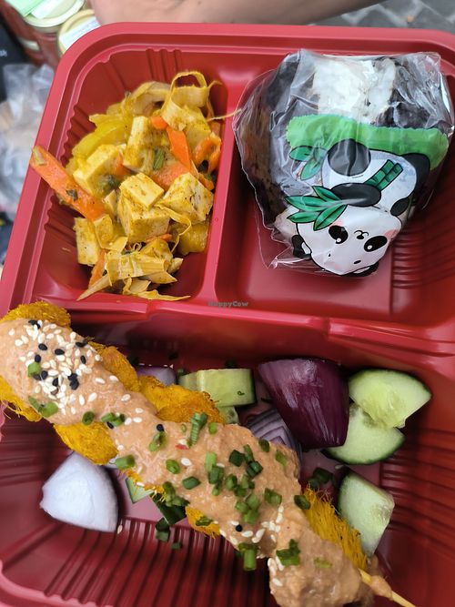 Bento with mushroom at itsjolene.be in Brussels