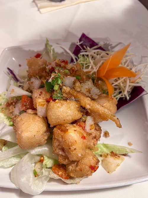 Salt and pepper tofu  at Ruan Orchid in Chester