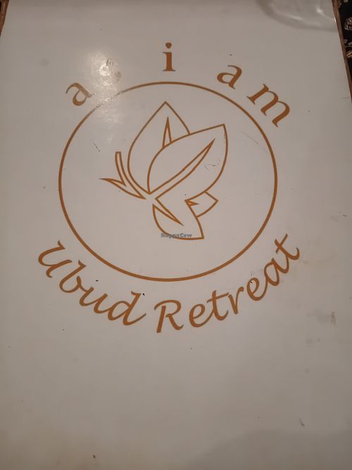 Menu at Lemongrass in Ubud