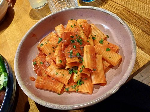 Aribiatta pasta  at Cicchetti in Cardiff