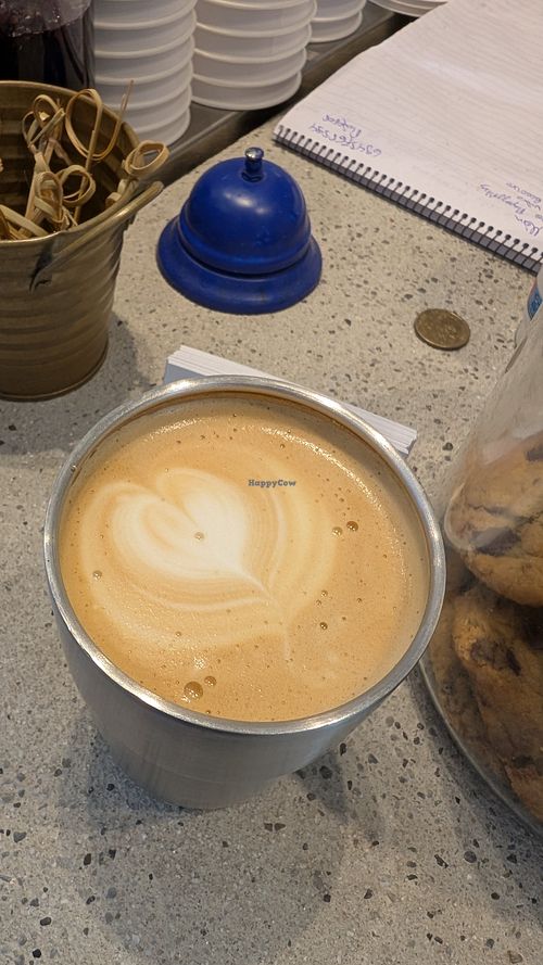 Oat cappuccino at Soulmates in Mykonos