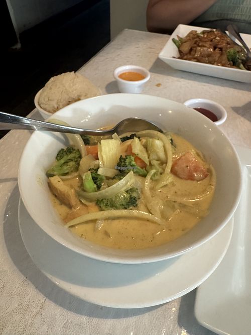 Vegan Yellow Curry  at Maile's Thai Bistro in Honolulu