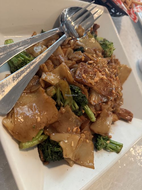 Vegan Pad See-ew  at Maile's Thai Bistro in Honolulu