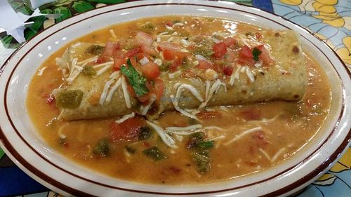 Looks New Mexican ... Tastes India ... ALL DELICIOUS at Annapurna's World Vegetarian Cafe in Santa Fe